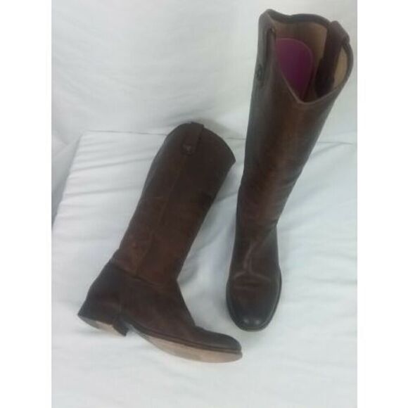 Frye Melissa tall button Boot riding boot Women's Size 7 boot 77159 - Picture 1 of 8